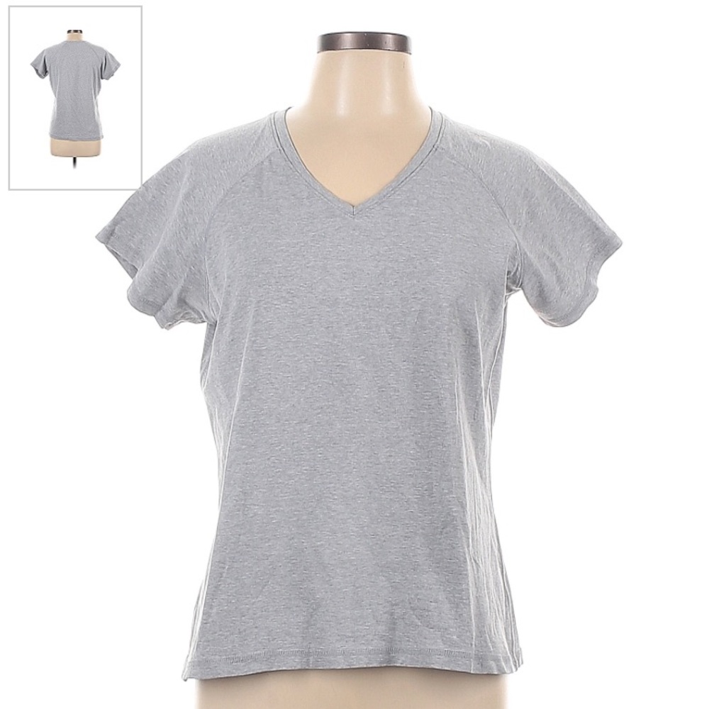 Prospirit gray v neck tee